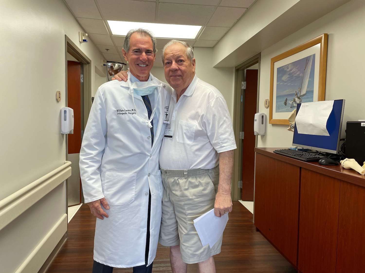 Ed Terry is very please with his double hip replacements.