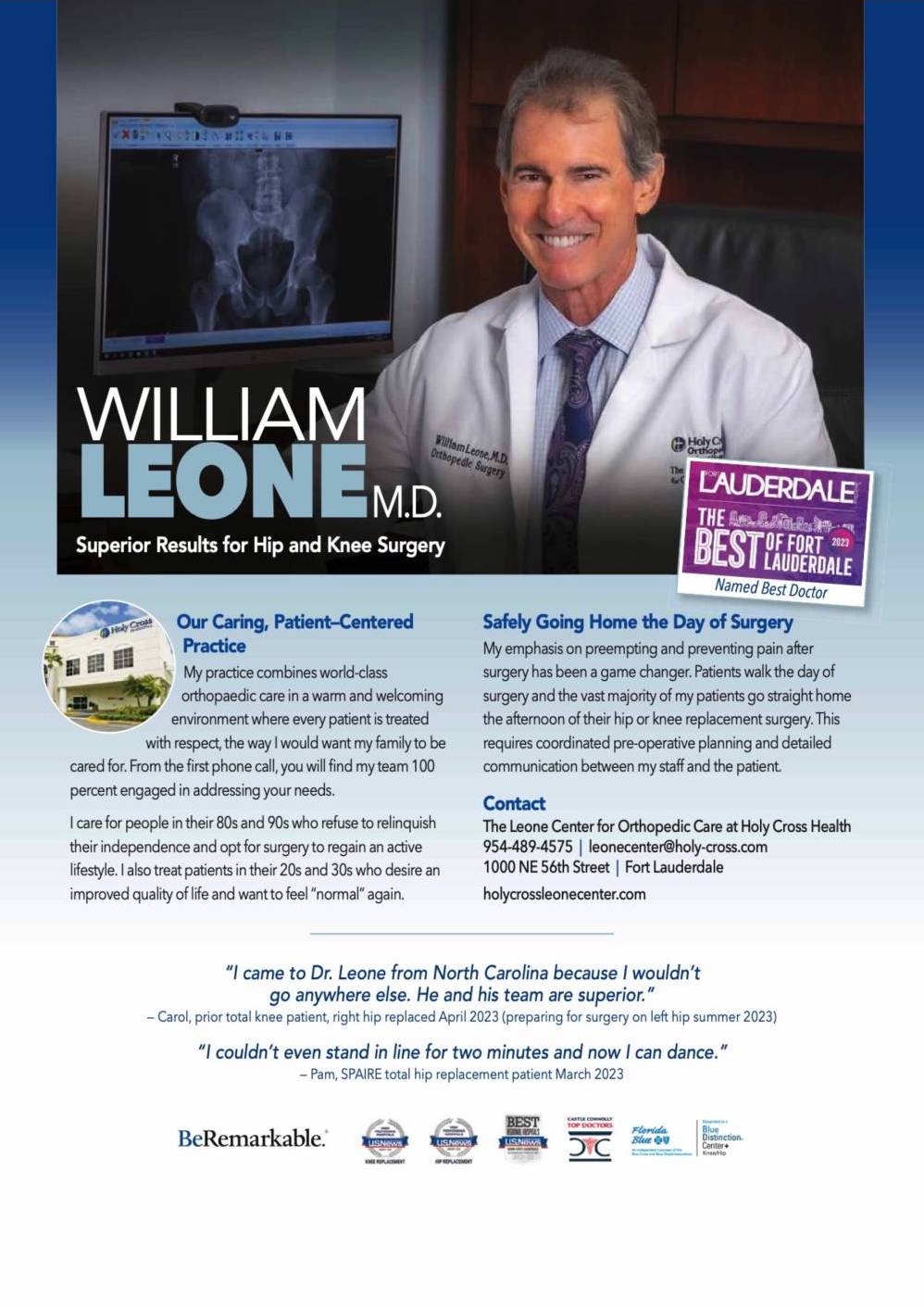 Best Doc Fort Lauderdale Magazine William Leone