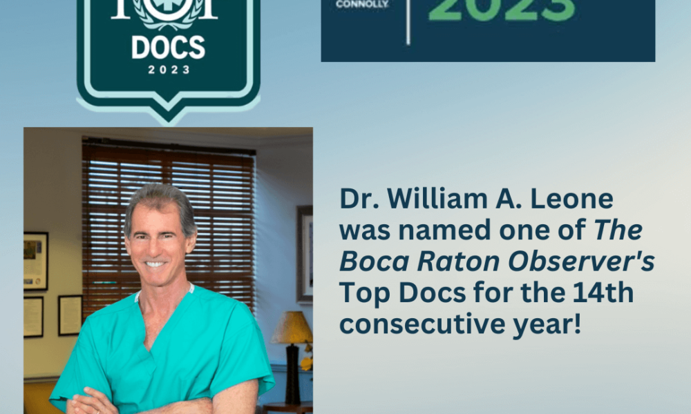 Dr. Leone Receives top Doctor again for 14th consecutive year