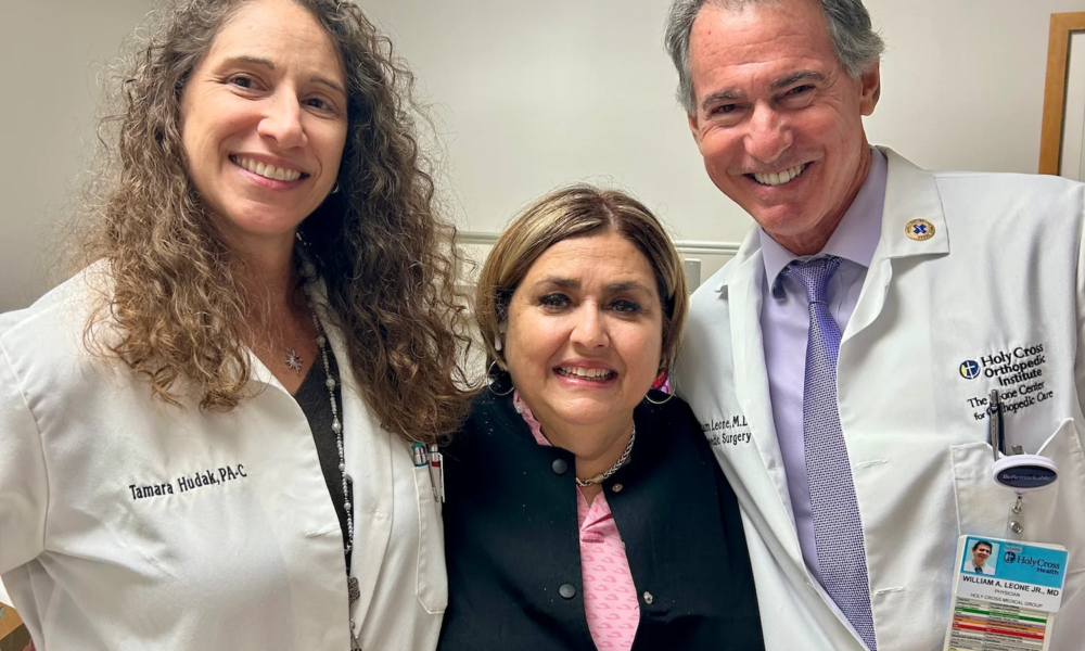 Gina Rolle with Dr. Leone and with PA Tammy