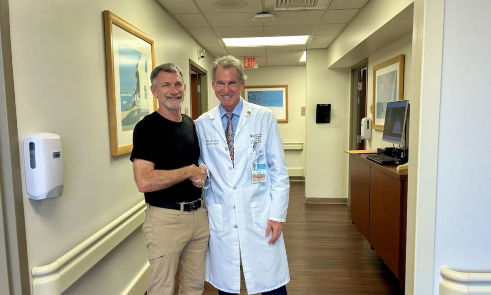Bill is with Dr. Leone and had a total knee replacement and feels great